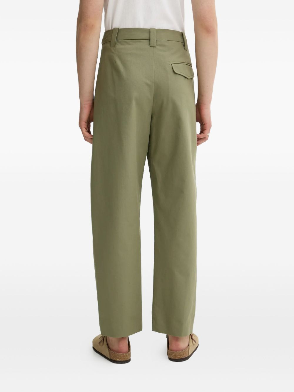 pleated-front trousers - 3