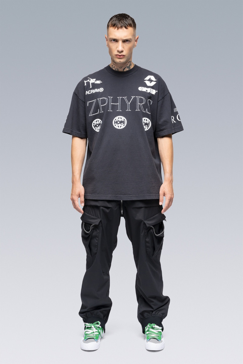 FIS6-RS Cotton Short Sleeve T-shirt Black 1