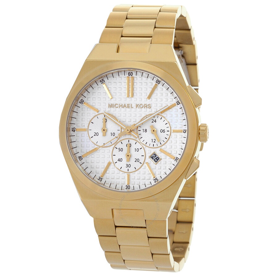 Michael Kors - Michael Kors Lennox Chronograph Quartz White Dial Men's Watch MK9120 - 1