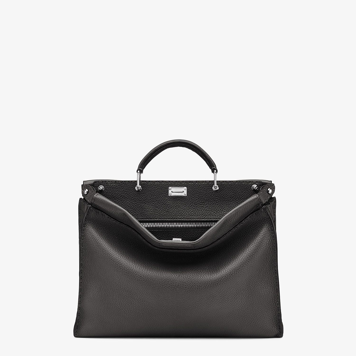 Black leather bag - 1