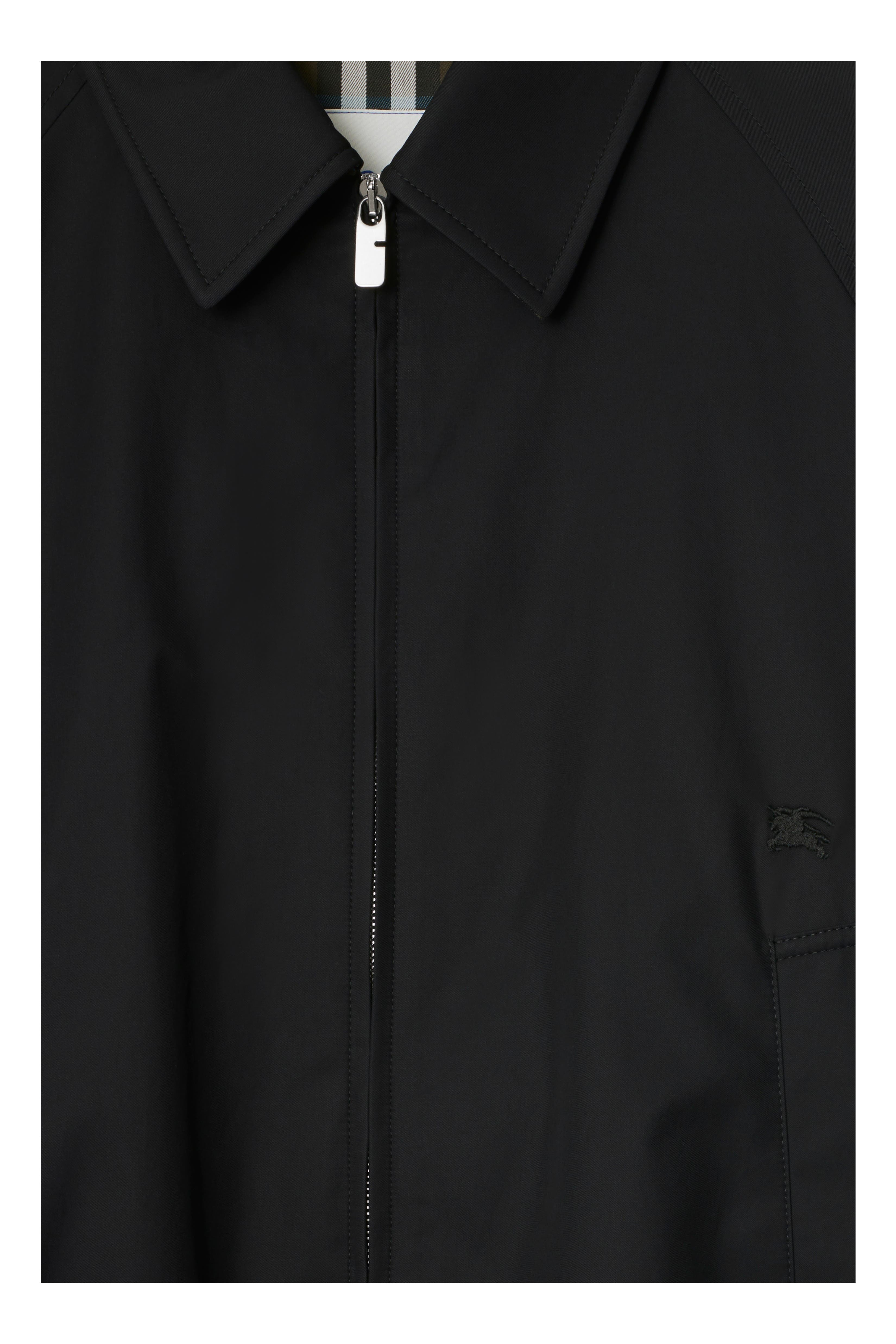 burberry Gabardine Harrington Jacket in Black at Nordstrom - 6