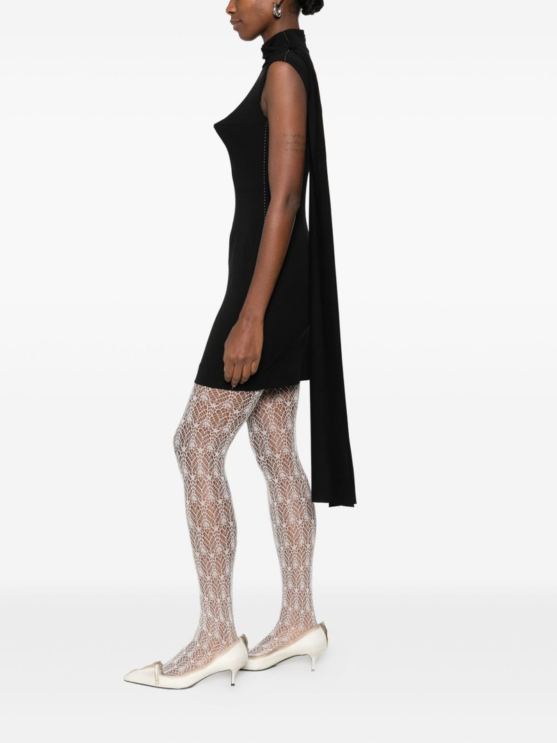 Jean Paul Gaultier high-neck asymmetric mini dress outlook