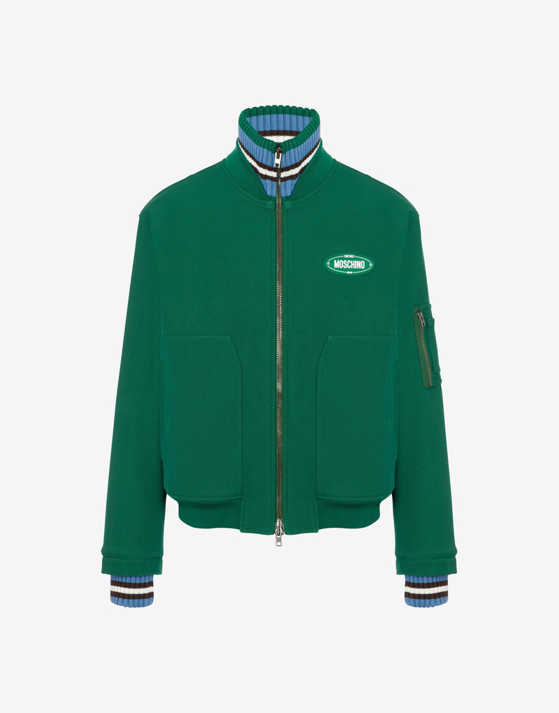 OVAL PATCH BOMBER JACKET 1