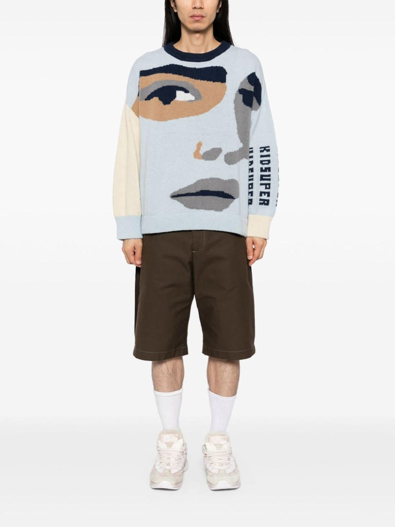 KidSuper graphic print jumper outlook