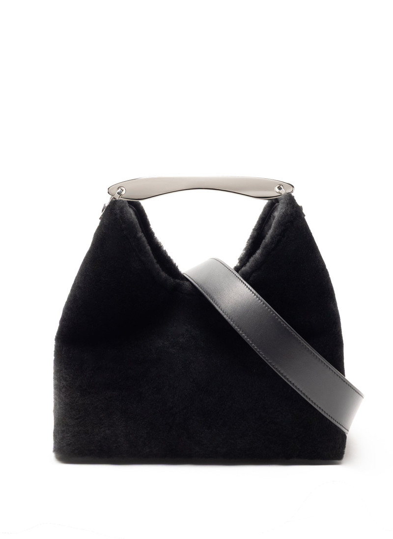 Boomerang Shearling Montone Black - Silver 3