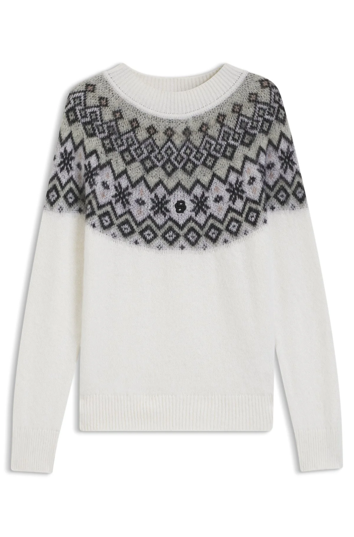 BOSS SKI SWEATER WITH JACQUARD PATTERN - 1