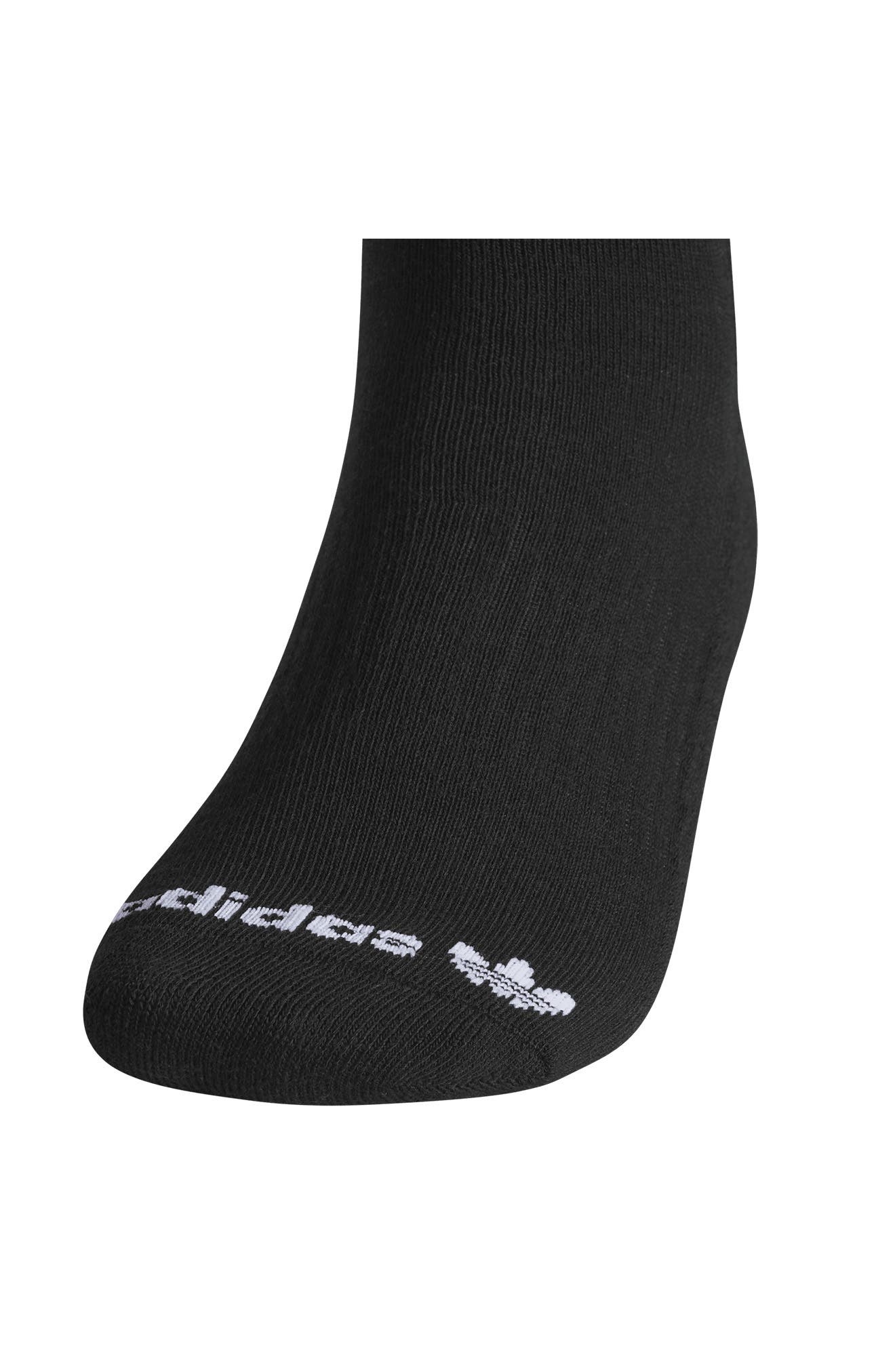 adidas Gender Inclusive Originals Collegiate Assorted 3-Pack Crew Socks in Black/Off White/Green at  - 2