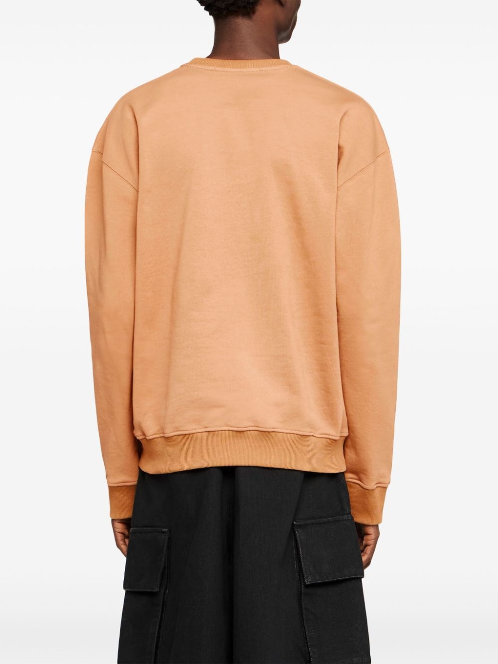 lace-print sweatshirt - 4