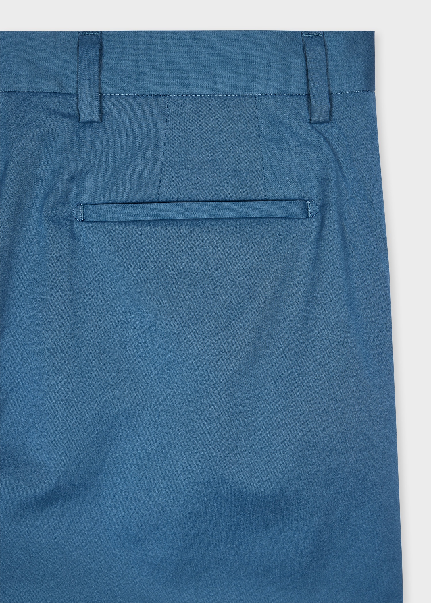 Mid-Fit Blue Stretch-Cotton Chinos - 2
