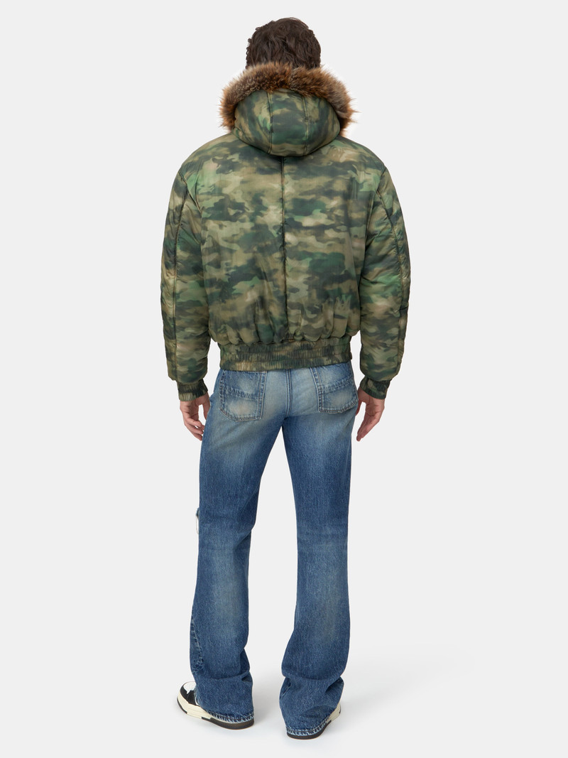 BONES CAMO HOODED DOWN JACKET 4