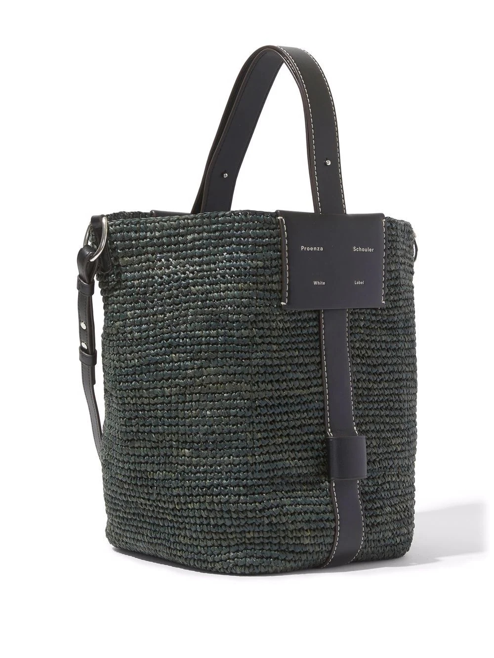 Sullivan raffia bucket bag - 4