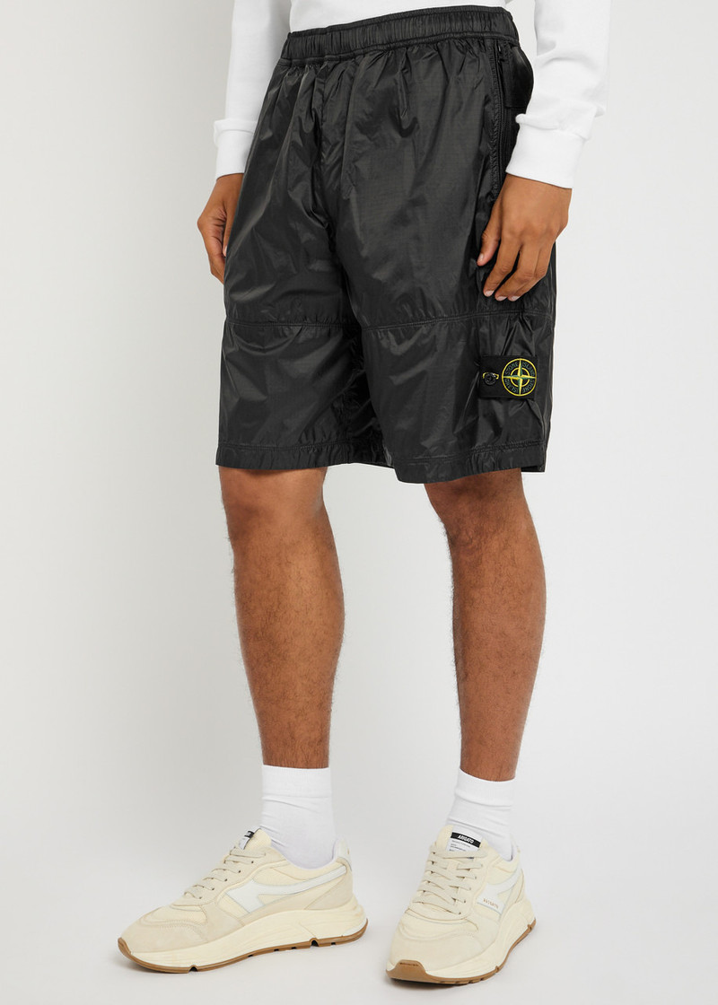 Stone Island Stone Island Logo Shell Shorts outlook