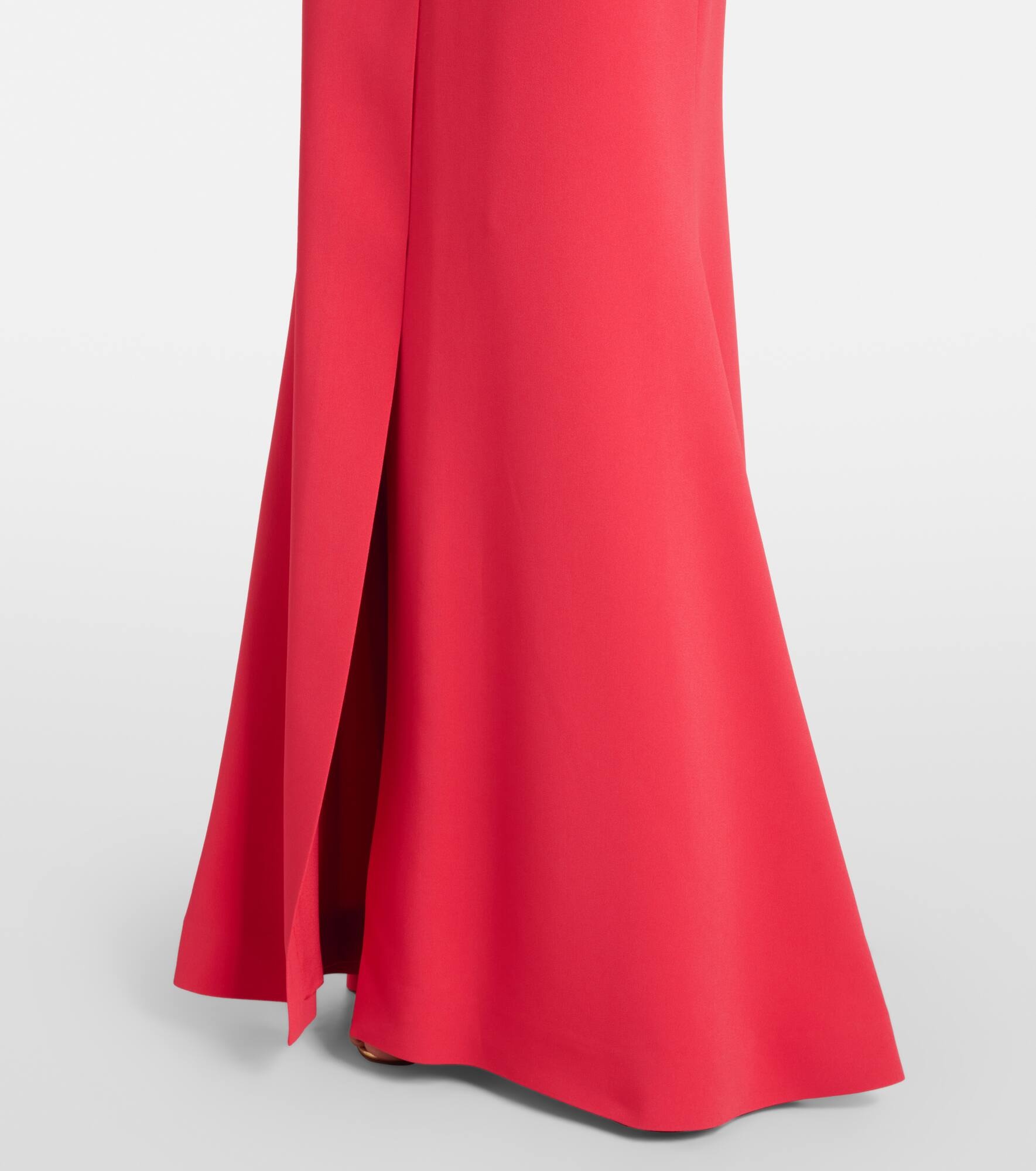 Gathered embellished cady gown - 5
