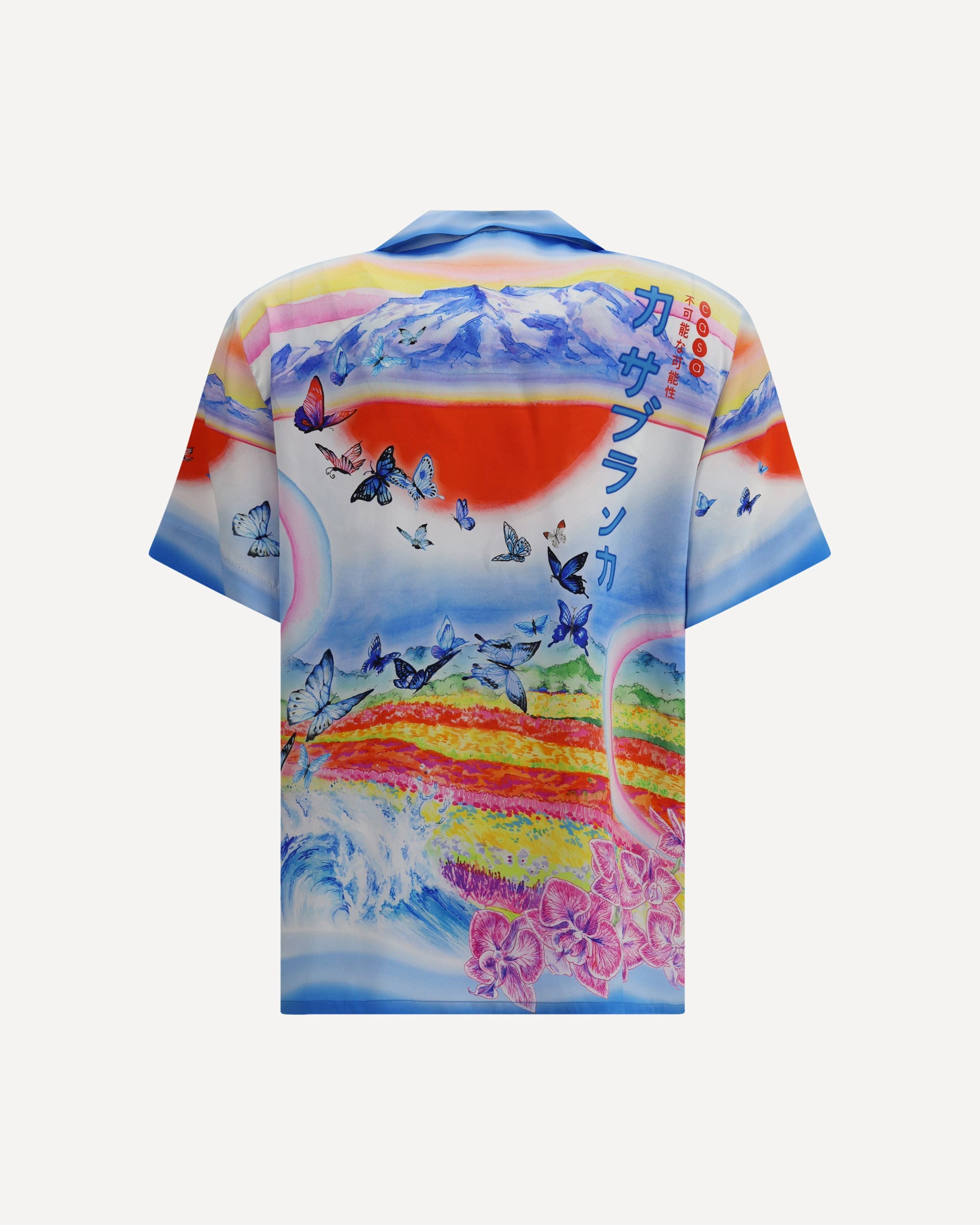 Teacher Butterfly Landscape short sleeves Shirt - 2