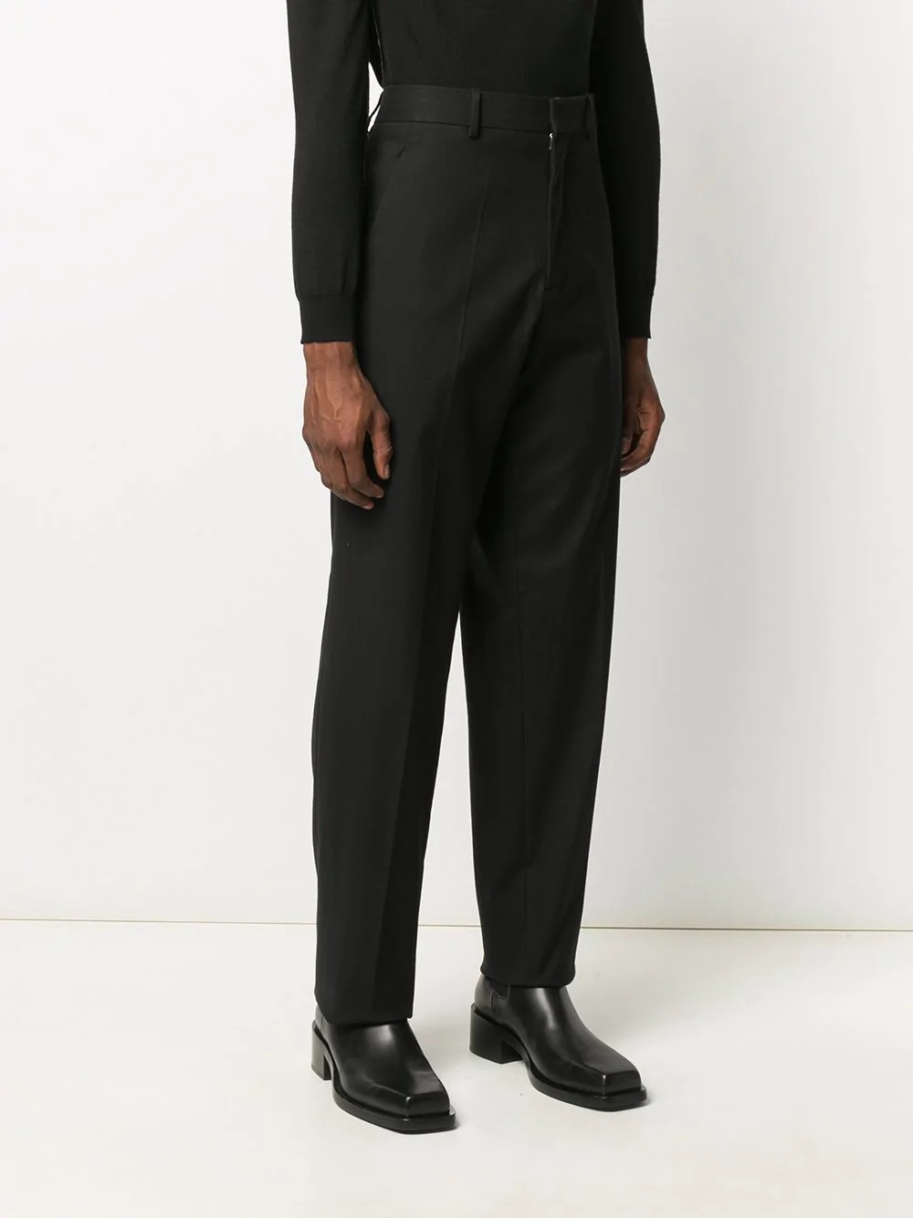 high-rise tailored trousers - 3