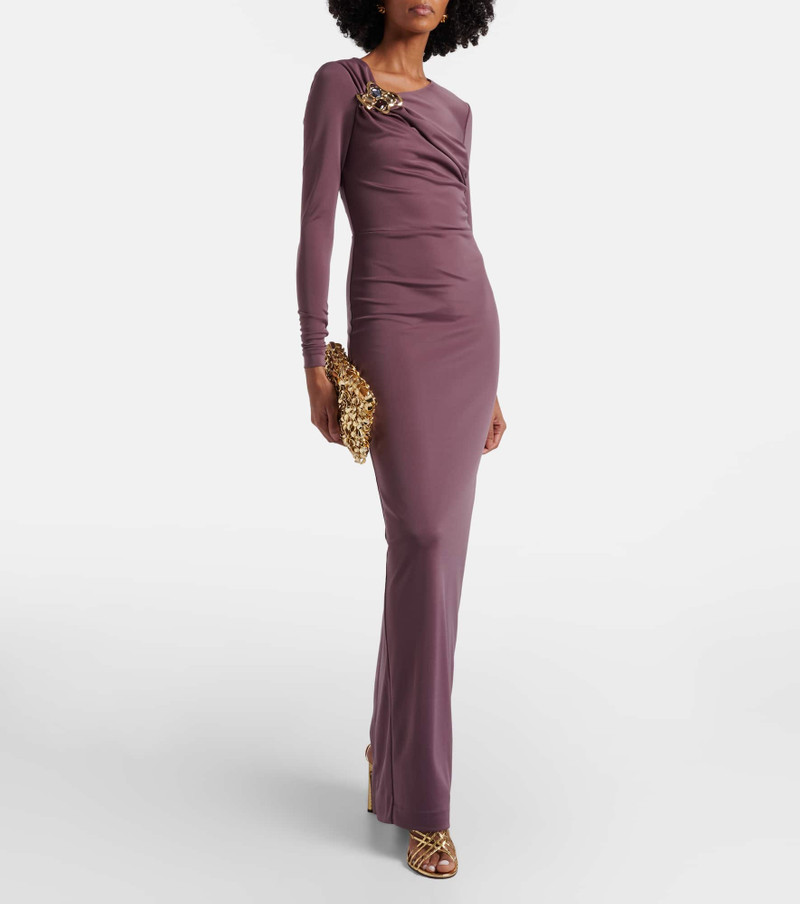 REBECCA VALLANCE Nala embellished maxi dress outlook