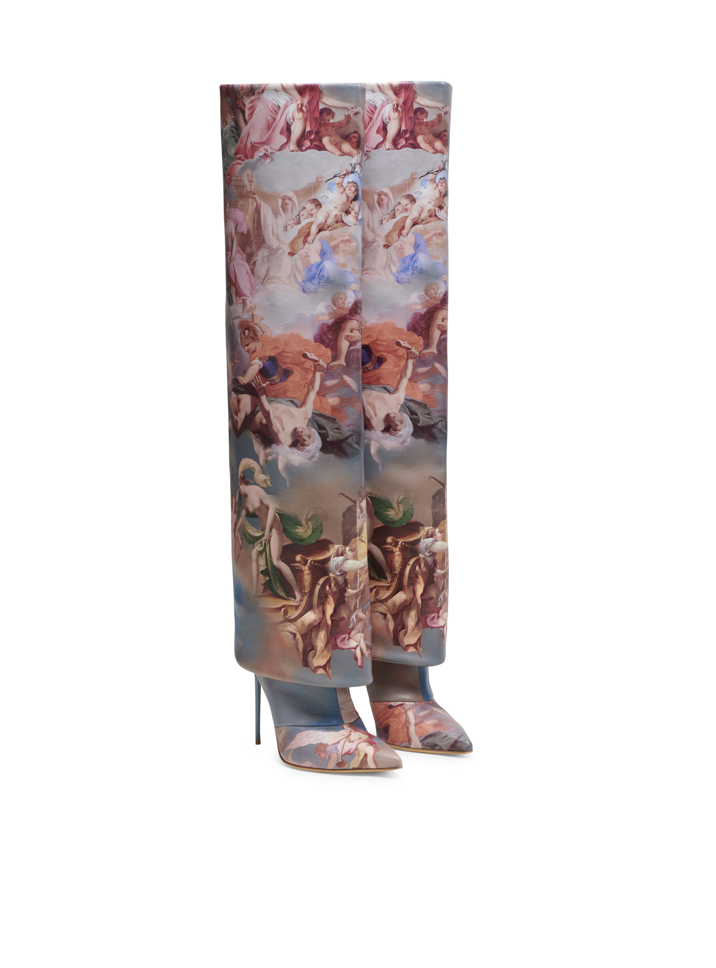 Ariel boots in Sky print leather - 2
