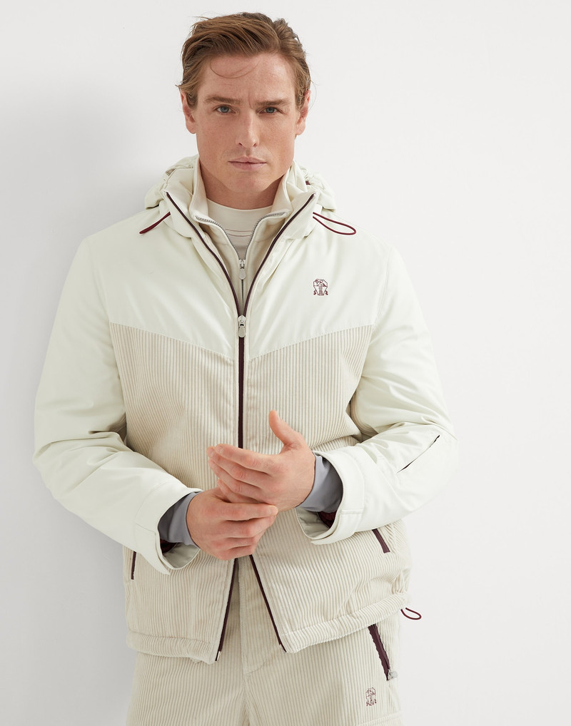 Thermore® 패딩을 가진 결합된 나일론과 corduroy 산 파스타 4