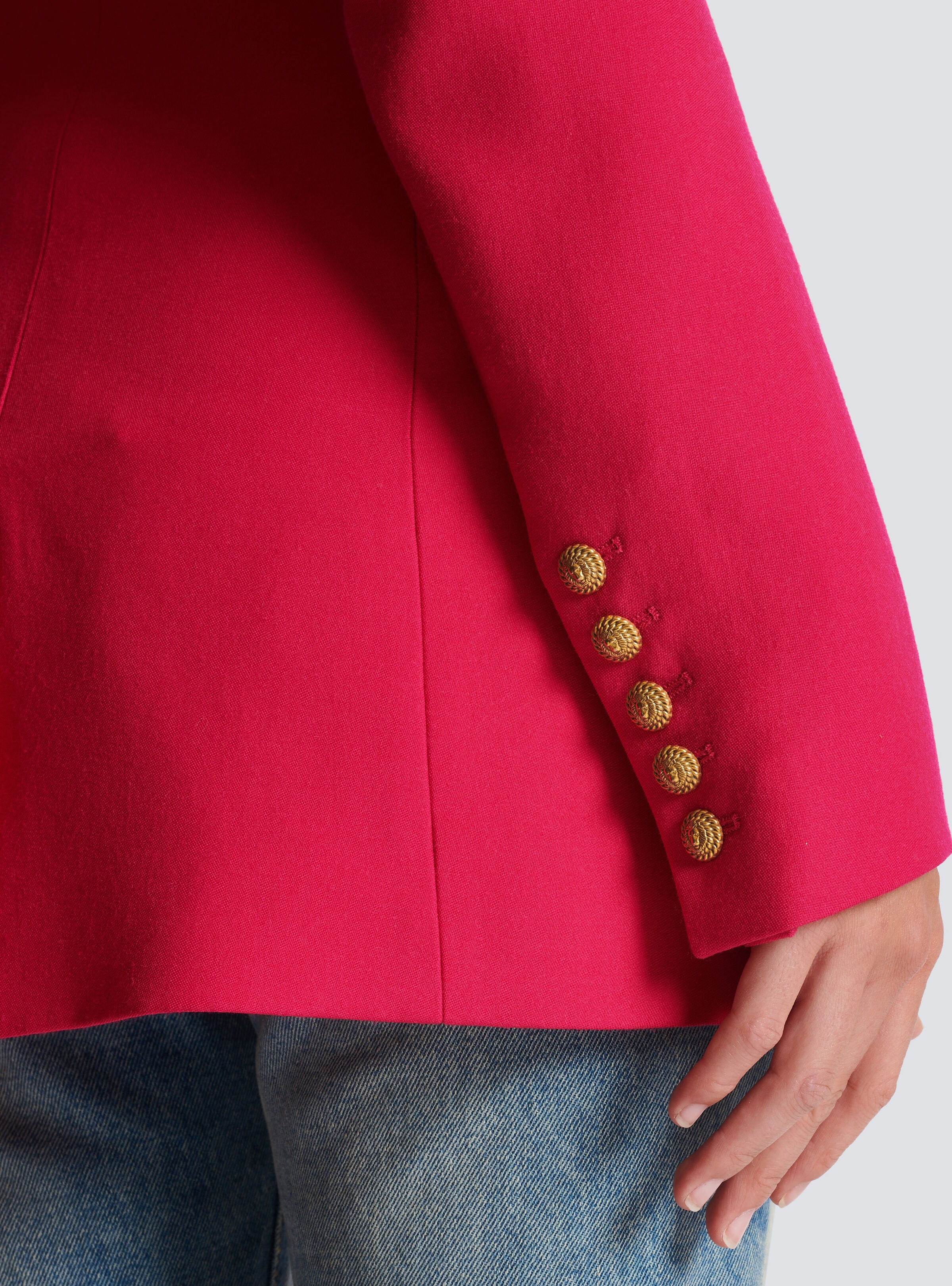 2-button cinched-waist jacket - 6