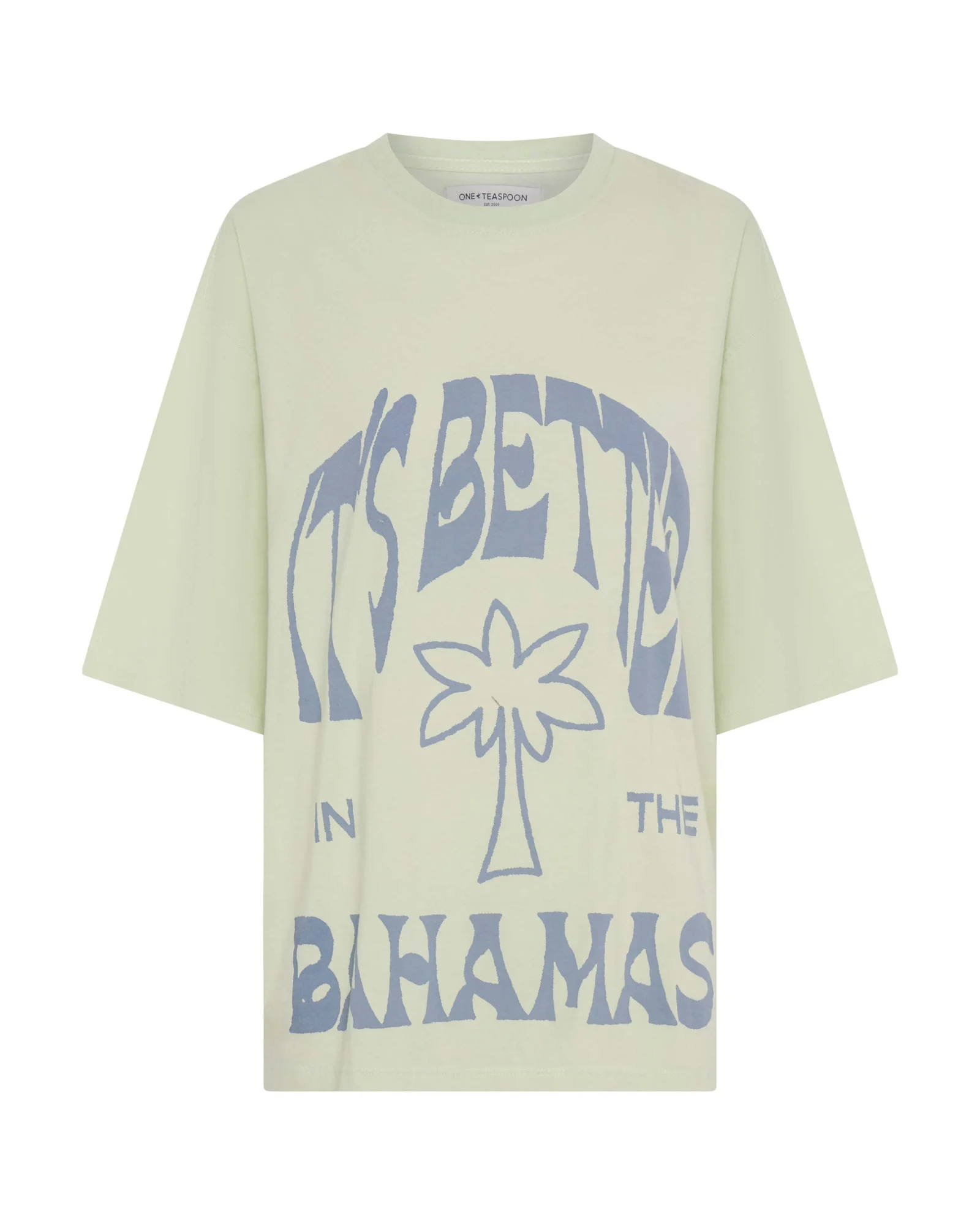 Its Better In The Bahamas Kobe Tee - Green Mist - 1