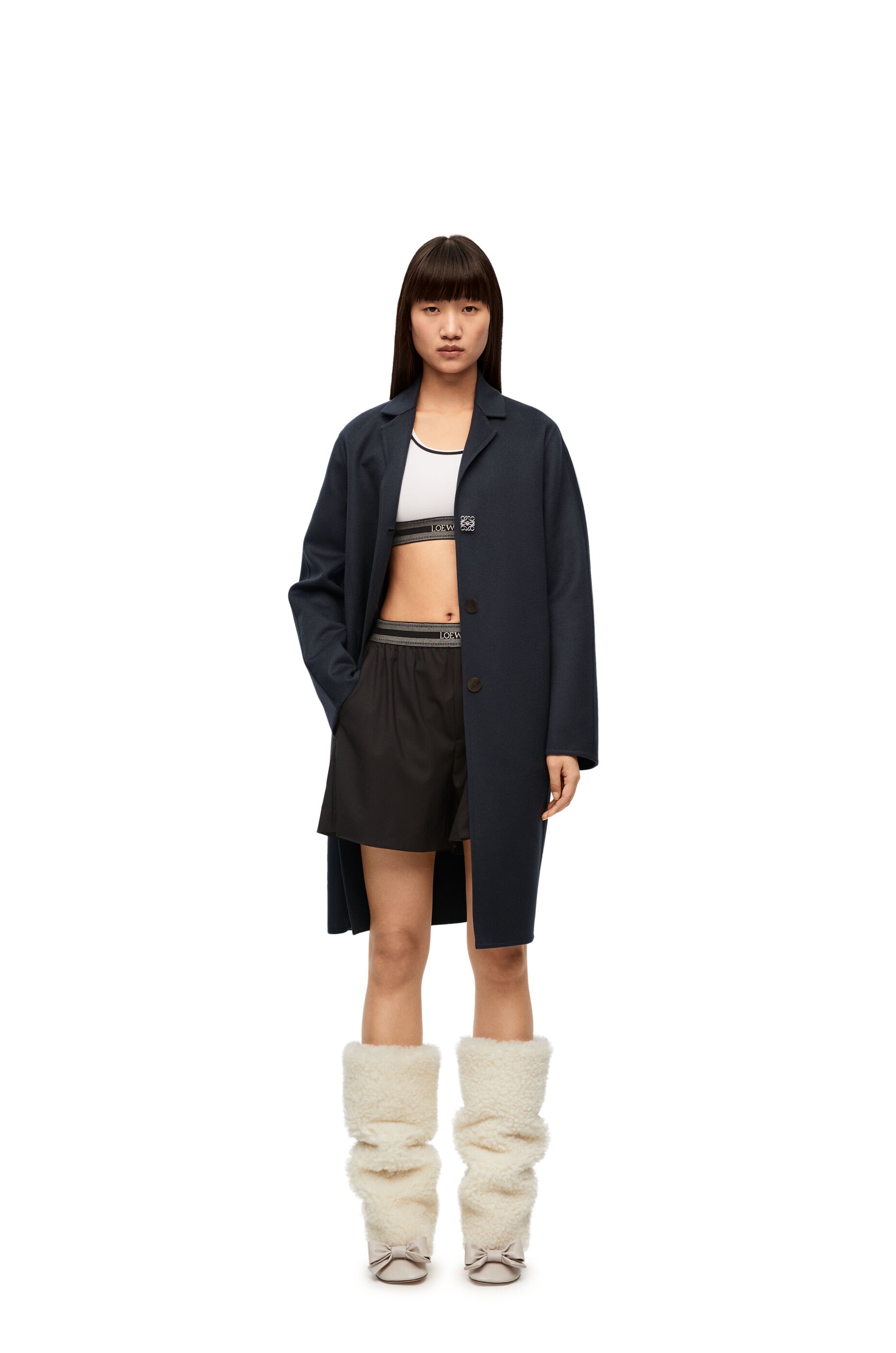 Coat in wool and cashmere - 2