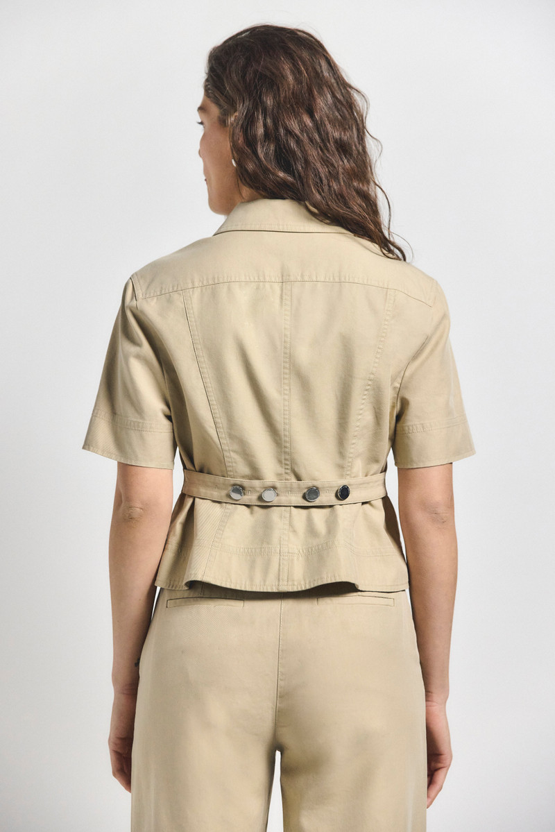 DEREK LAM 10 CROSBY VALERIA SHORT SLEEVE JACKET outlook