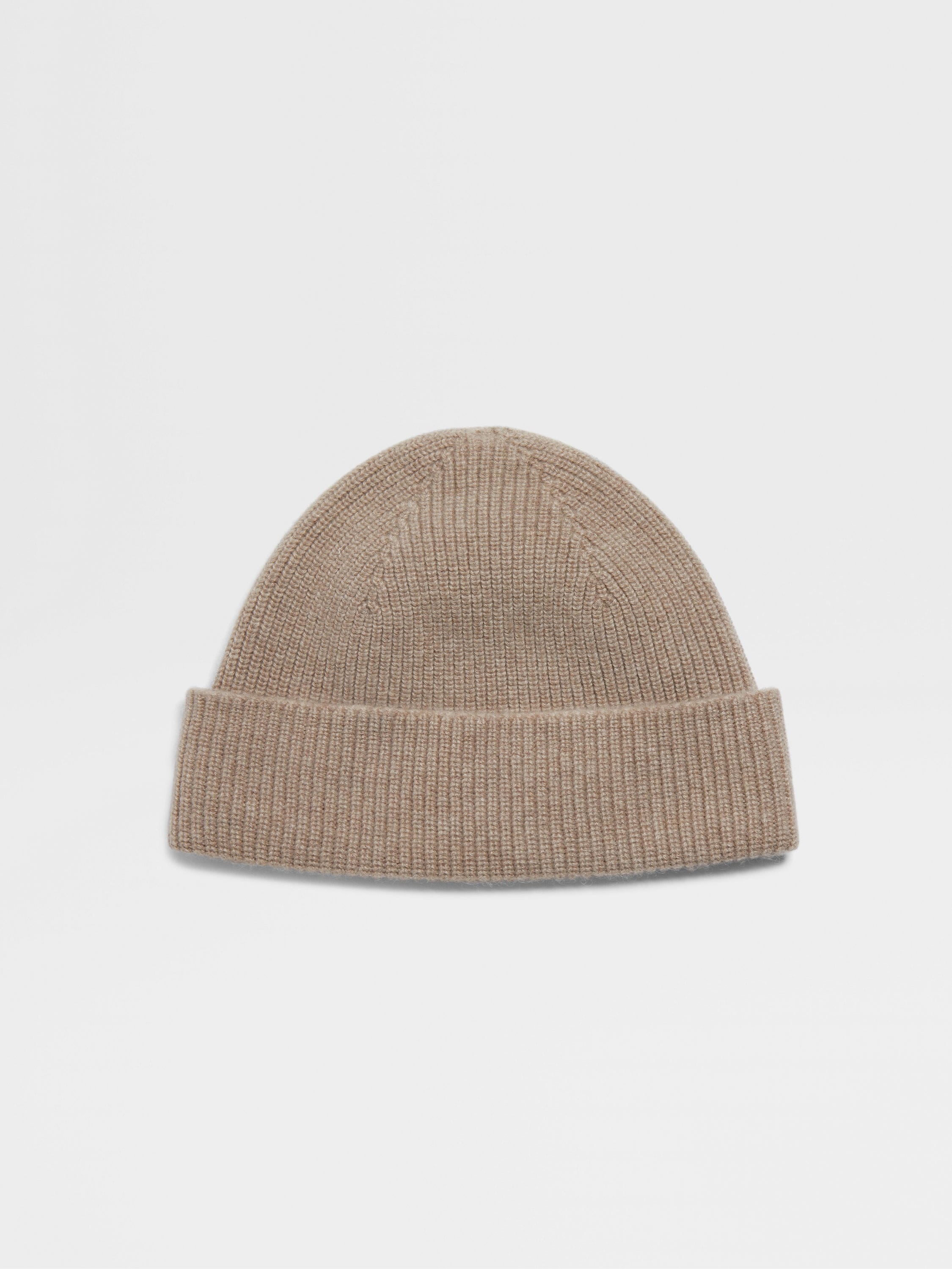 LIGHT TAUPE OASI CASHMERE BEANIE - 3