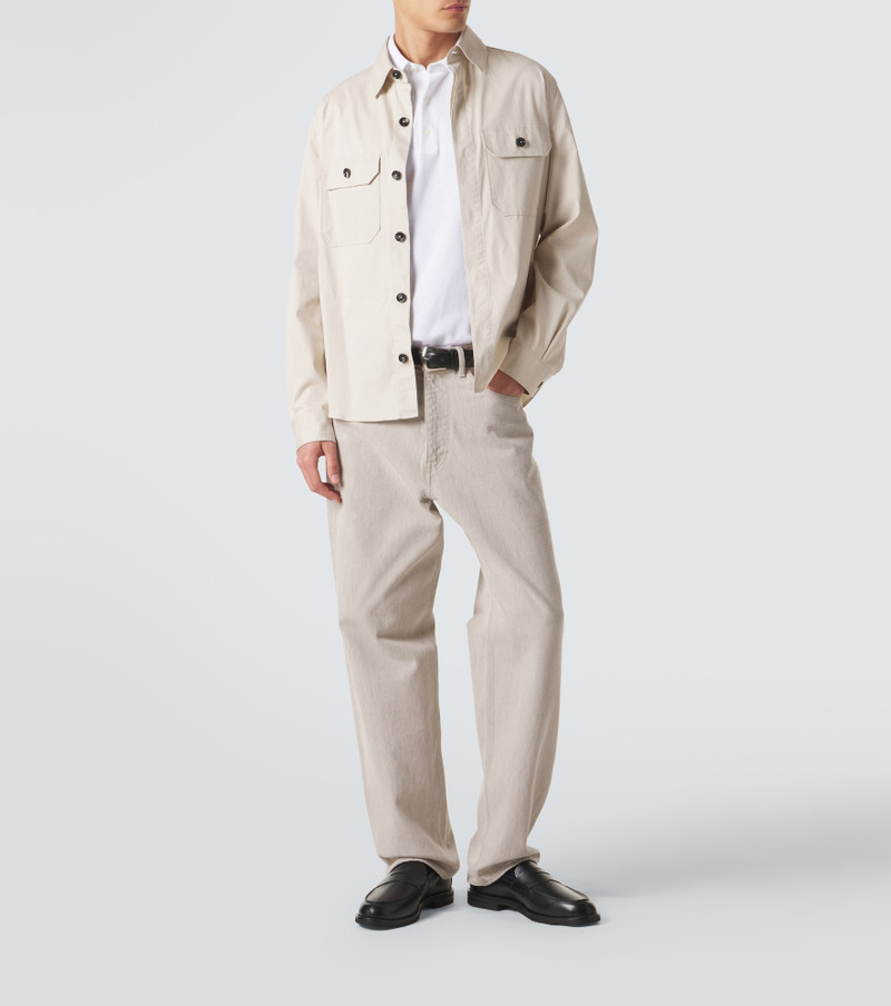 THOM SWEENEY Leather penny loafers outlook