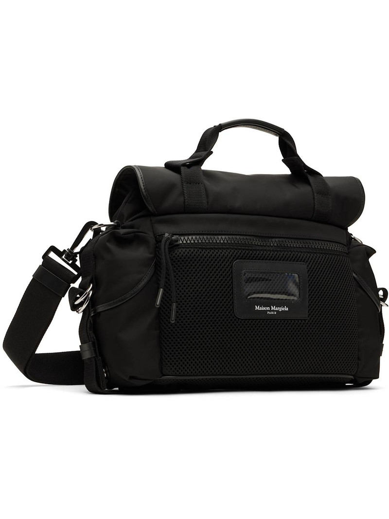 Black High Tech Small Messenger Bag 3