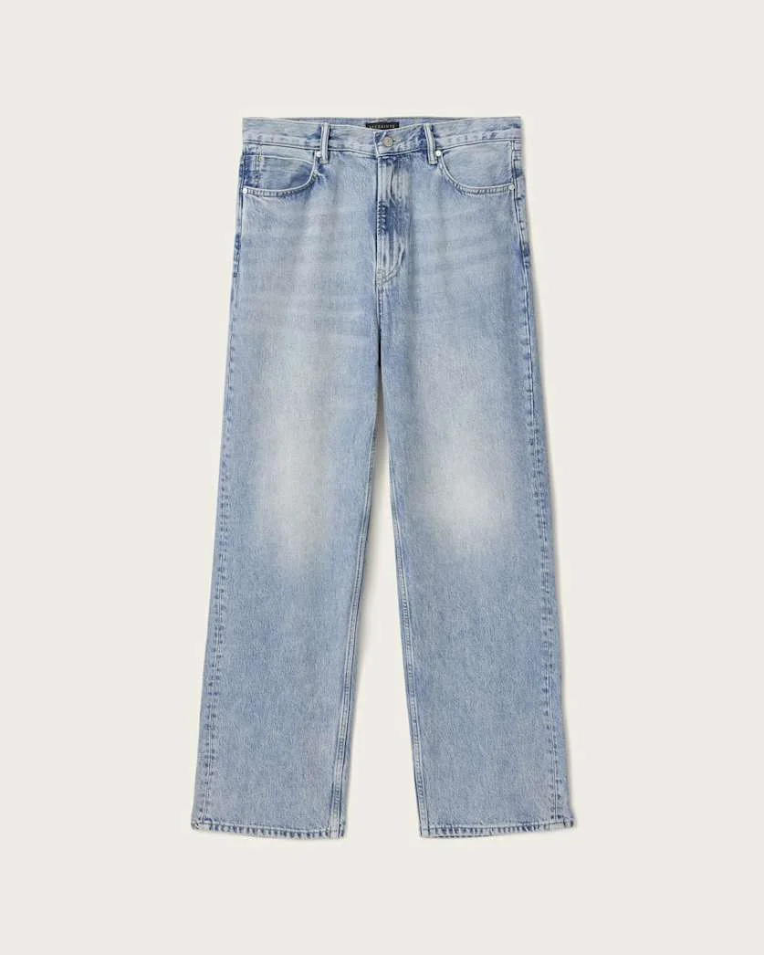 MULLEN STRAIGHT LEG LOOSE DENIM JEANS - 1