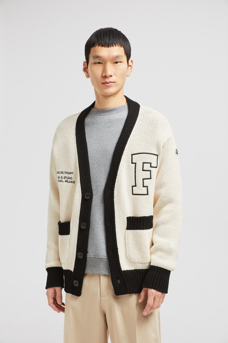 Moncler Moncler x FRGMT Embroidered Cotton Cardigan outlook