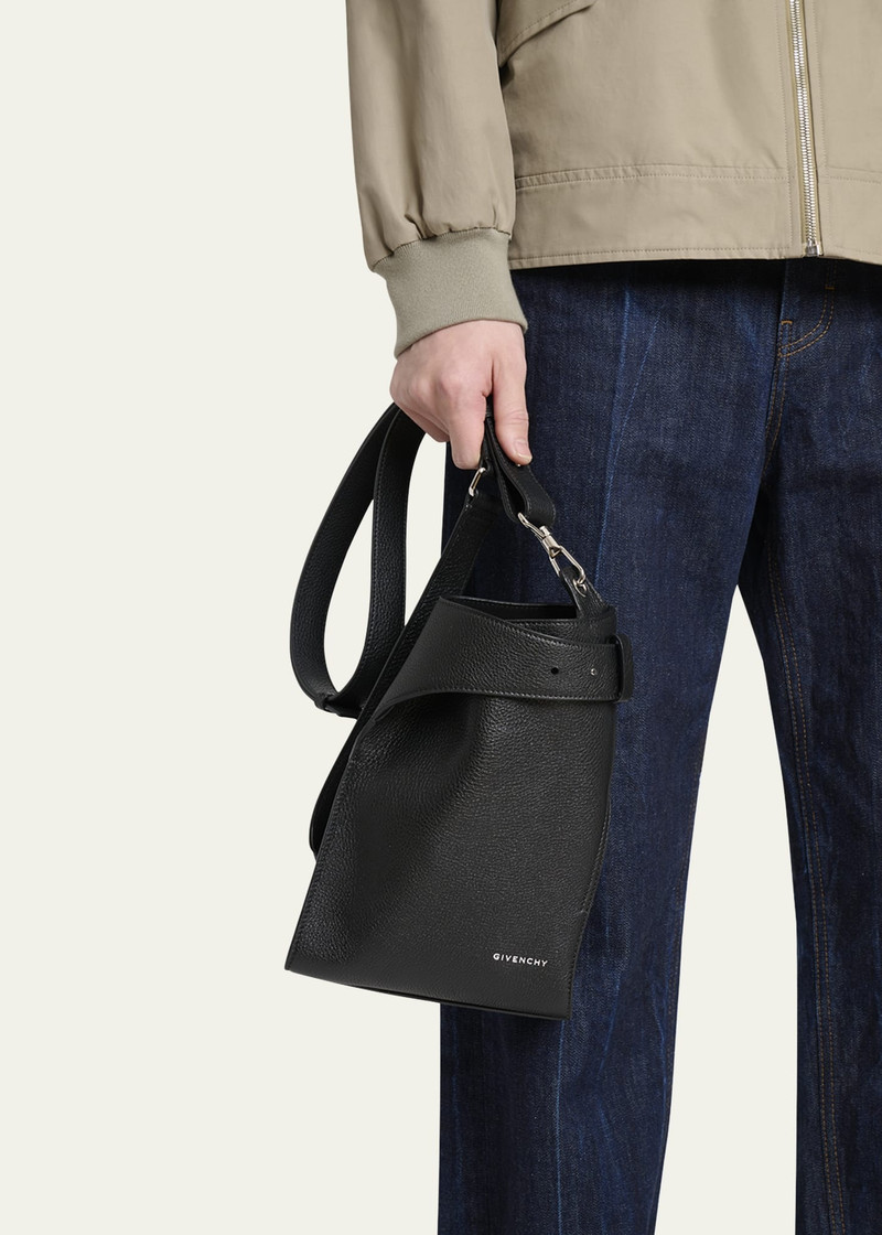 Givenchy Men's Small Belted Leather Crossbody Bag outlook