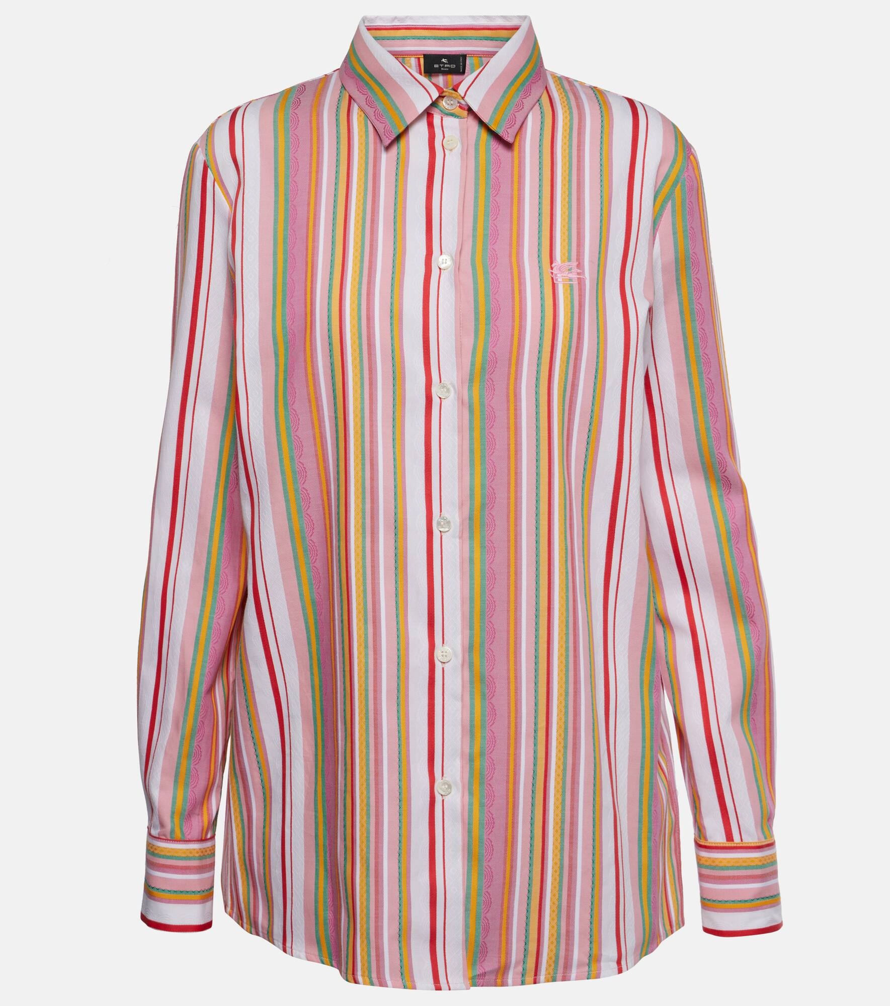 Striped cotton shirt - 1