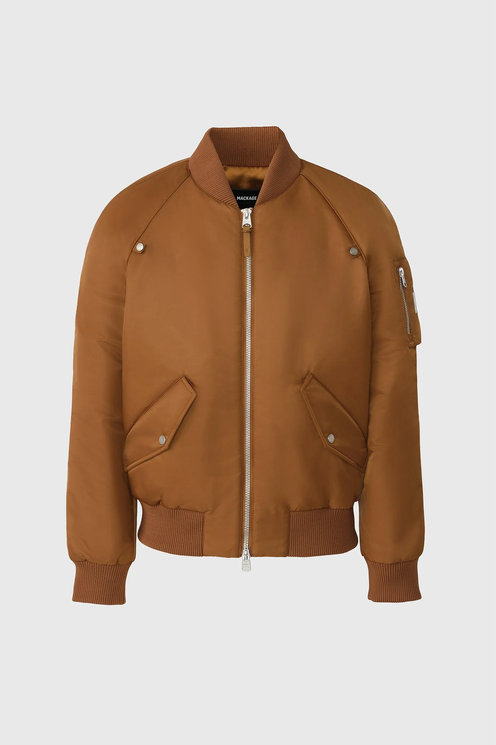 CARMELO Satin aviator jacket - 1