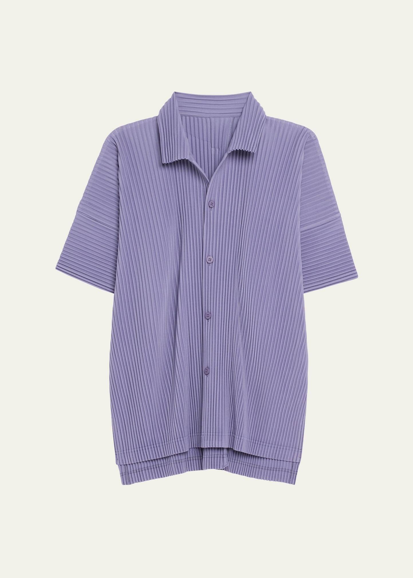 Men's Pleated Camp Shirt - 1