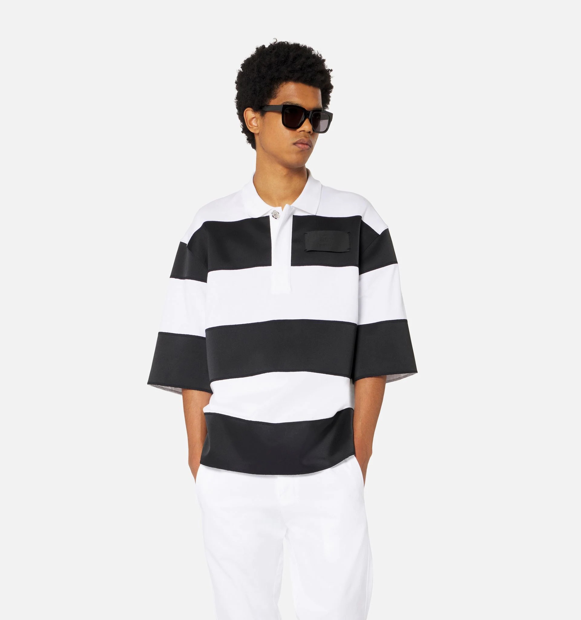 Rugby Striped Polo Shirt - 2