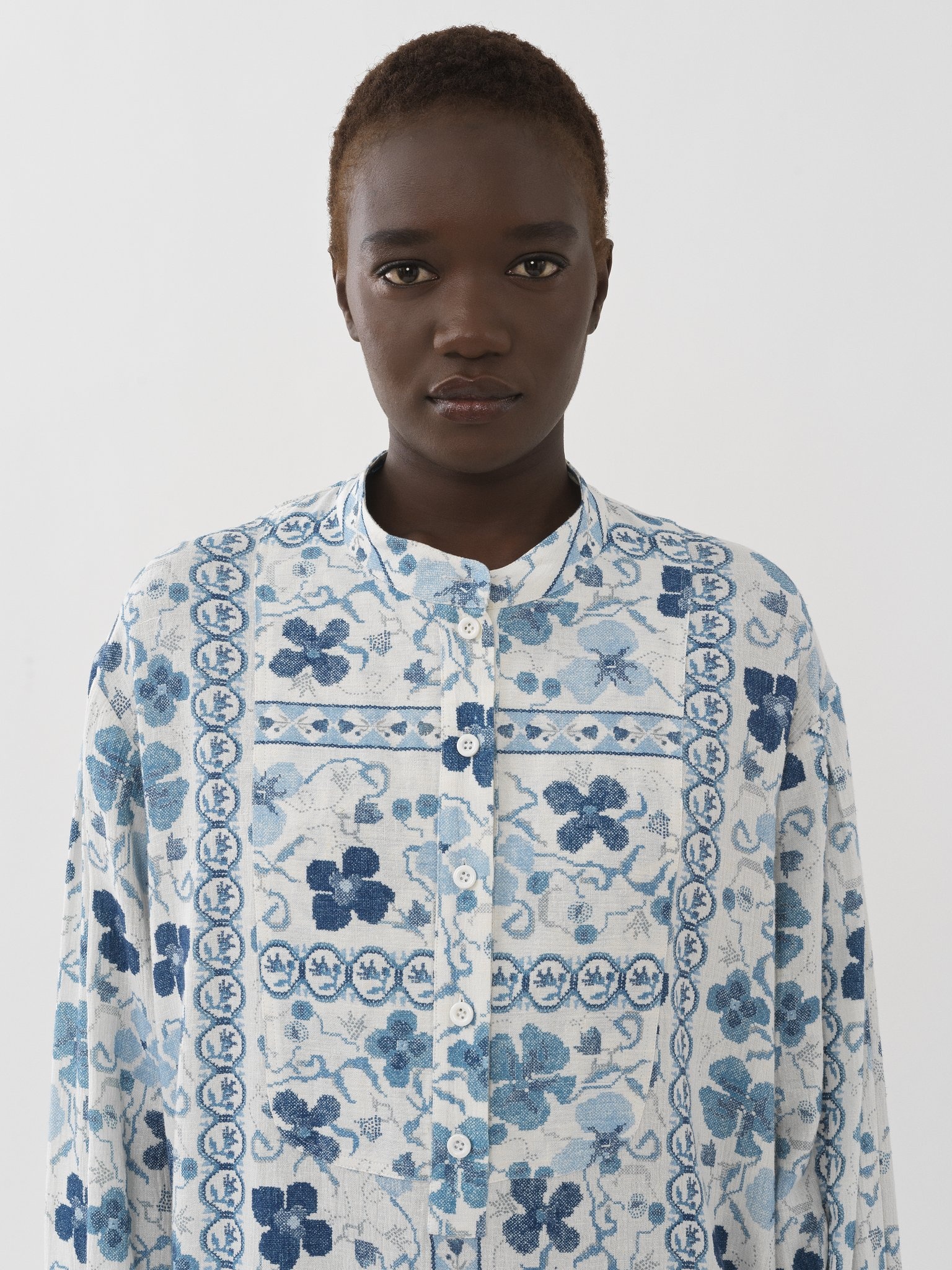 SHIRT DRESS WITH PRINT - 5