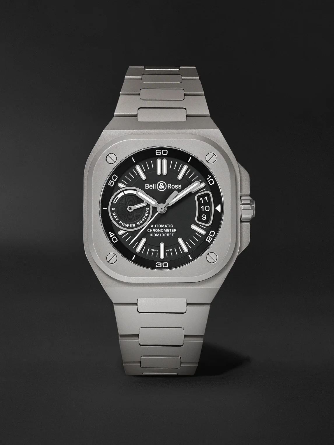 BR-X5 Automatic Chronometer Titanium Watch, Ref. BRX5R-BL-TI/STI - 1