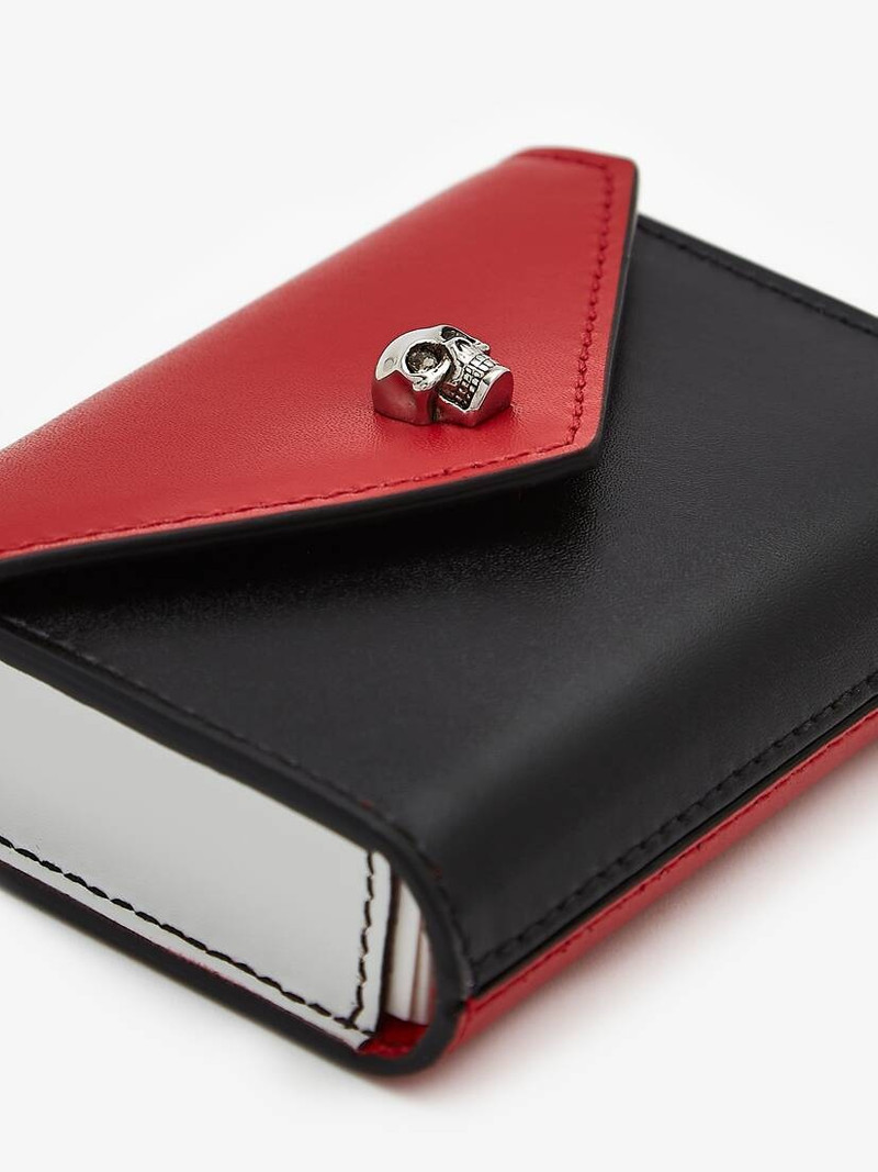 Skull Leather Playing Card Holder in Multicolor 6