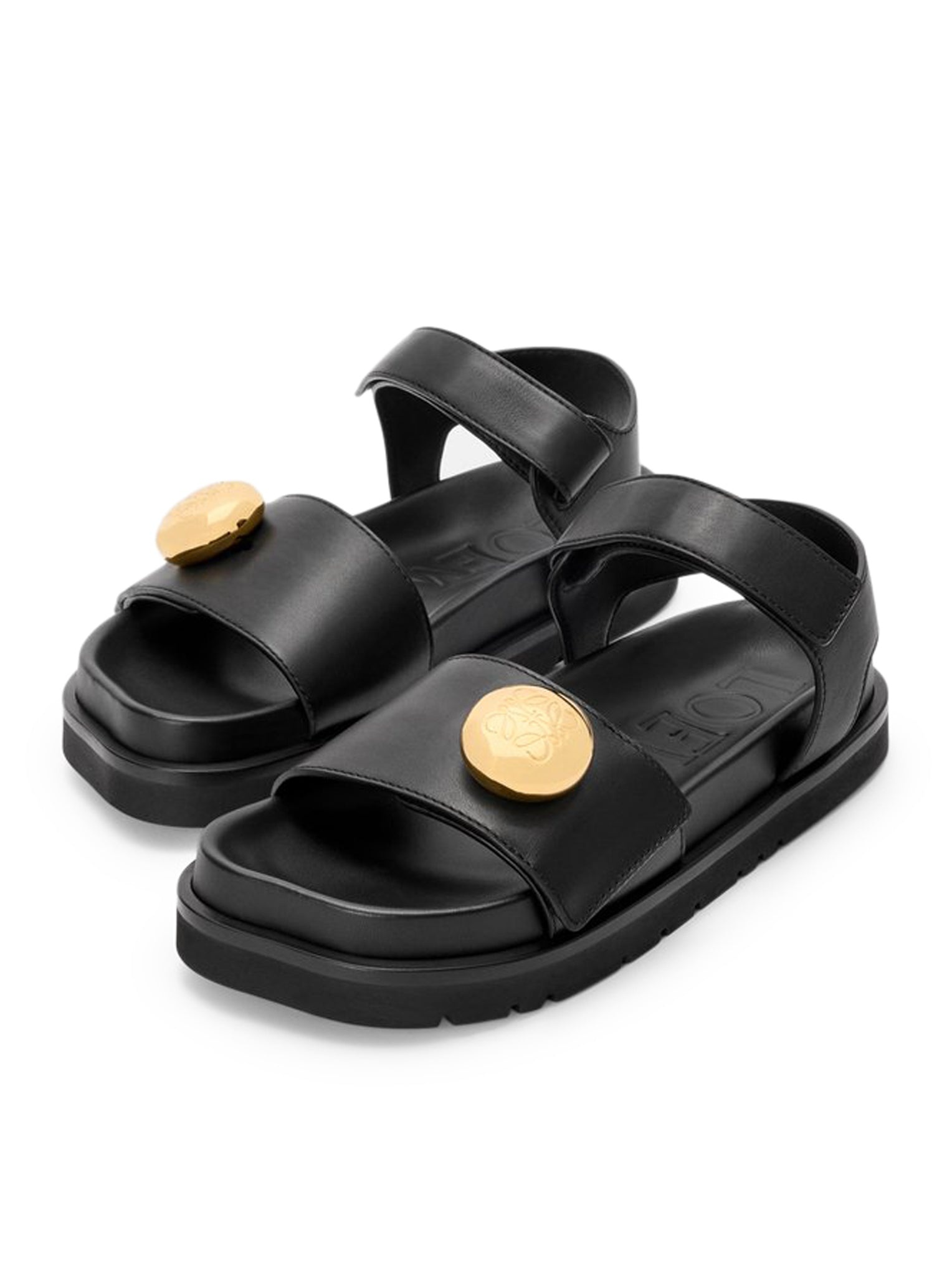 PEBBLE SANDALS WITH SOFT CALFSKIN FUSSBETT SOLE - 3
