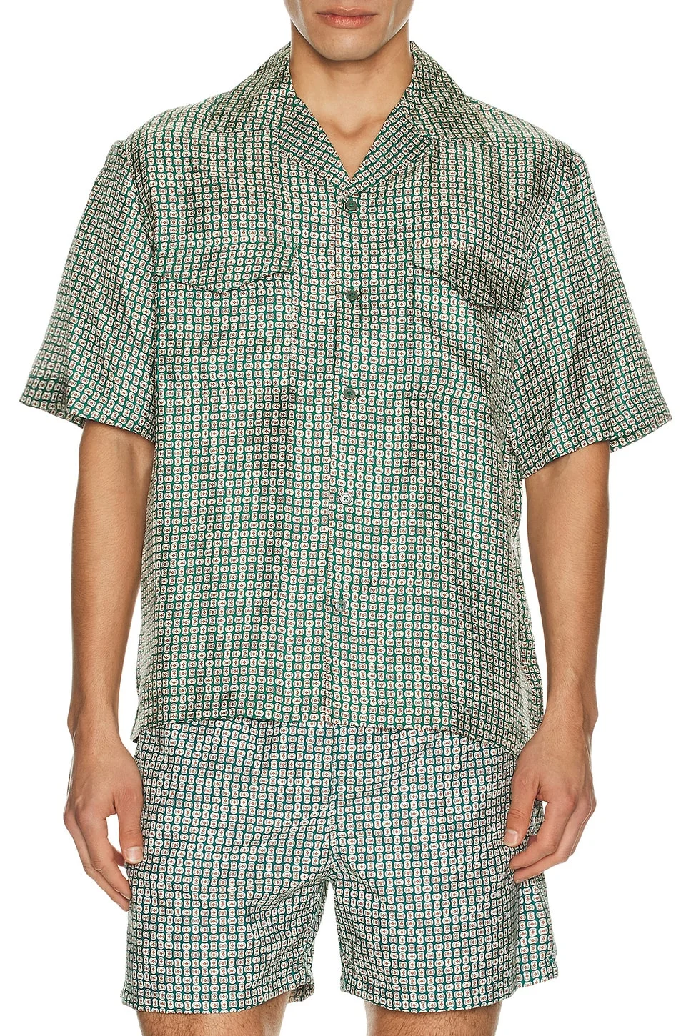 Clarke Printed Silk Shirt - 1