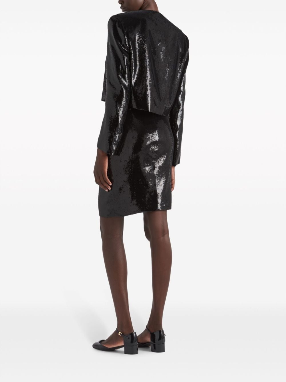 sequinned pencil skirt - 3