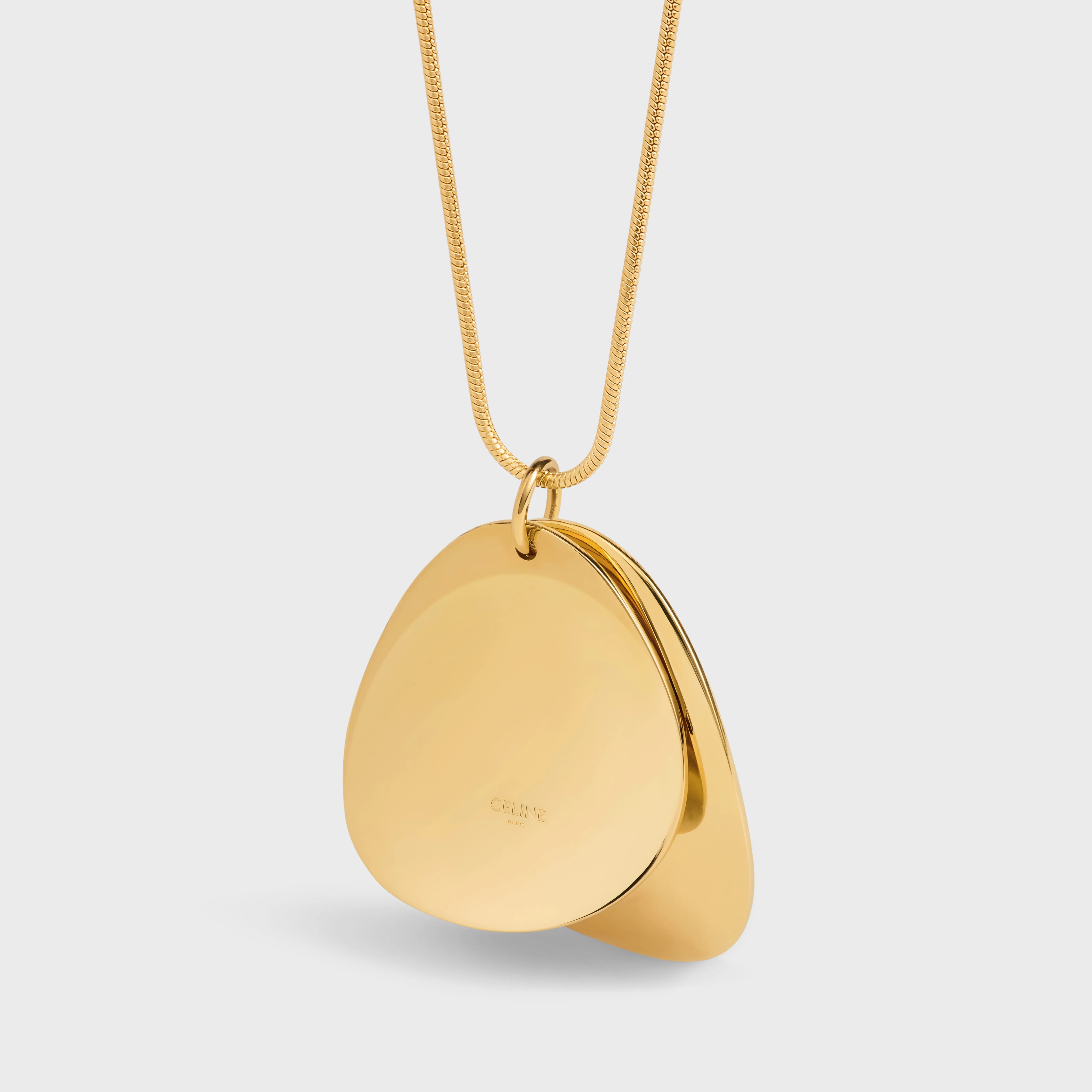 Celine Petale Necklace in Brass with Gold Finish - 2