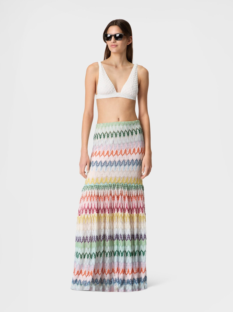Missoni Long skirt with ruffles and lace motif outlook