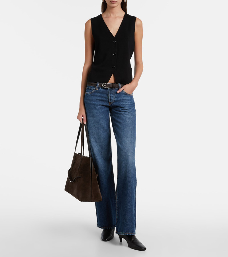 FRAME The Gray low-rise wide-leg jeans outlook