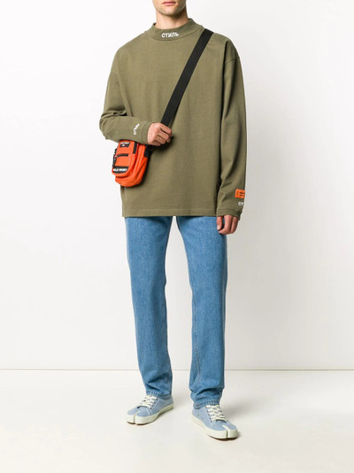 Heron Preston embroidered collar jumper outlook