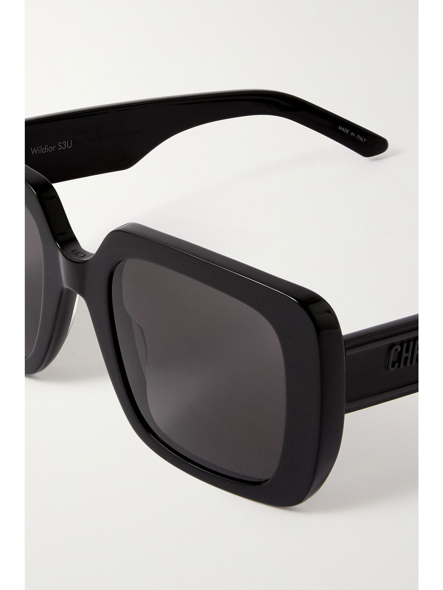 Wildior S3U square-frame acetate sunglasses Black - 4