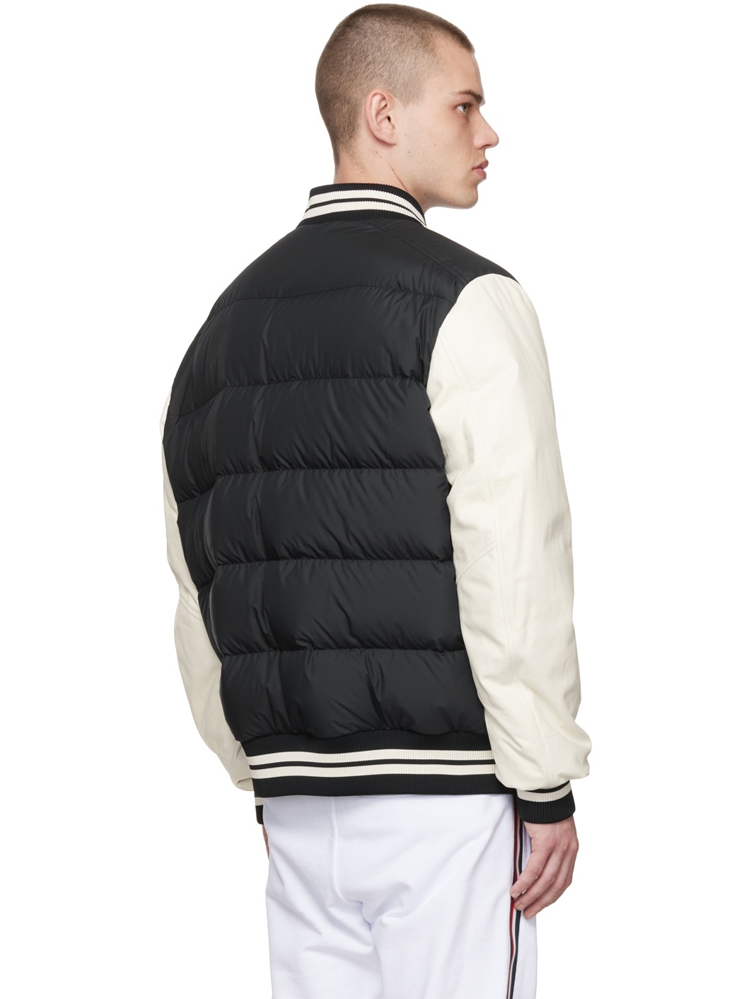 Black Ventoux Down Bomber Jacket - 3