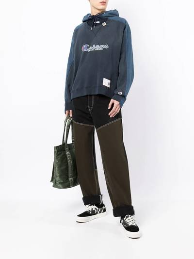 Maison MIHARAYASUHIRO logo-print hoodie outlook