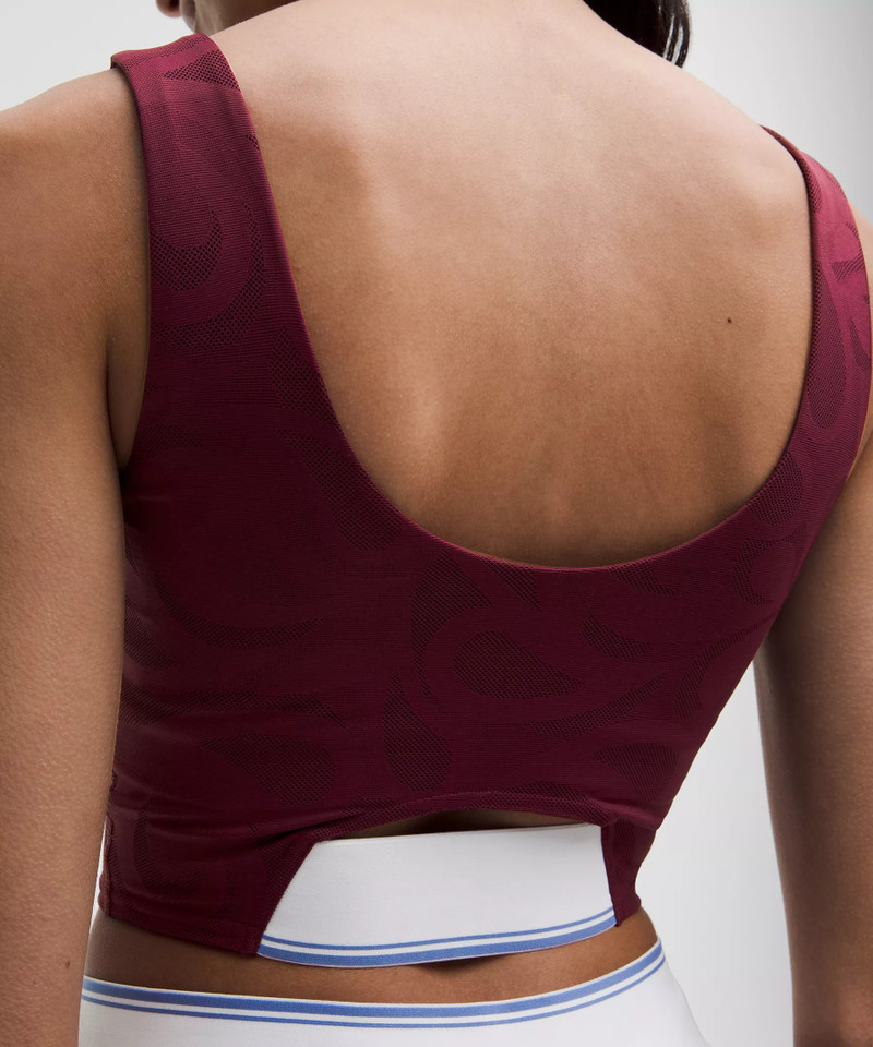 Paisley-Mesh Tennis Tank Top *B/C Cup 5